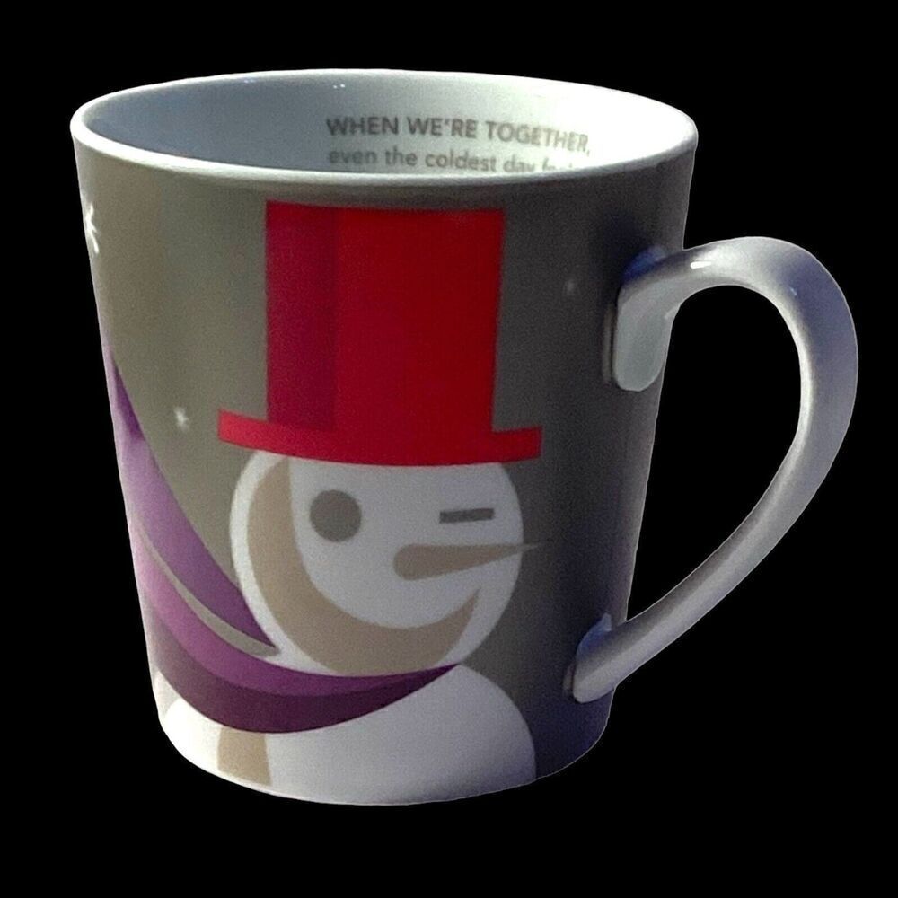 Starbucks 2011 Holiday Snowman 16 oz Mug Coffee Cup
